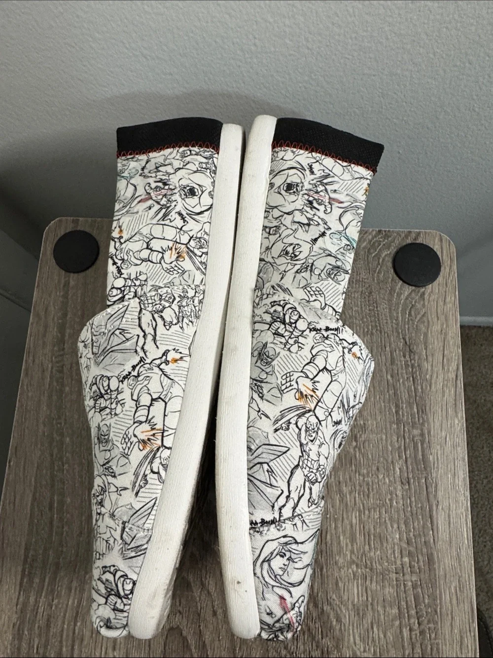 Toms x Marvel Concept Art Print Slip-On Shoes US Men’s 10